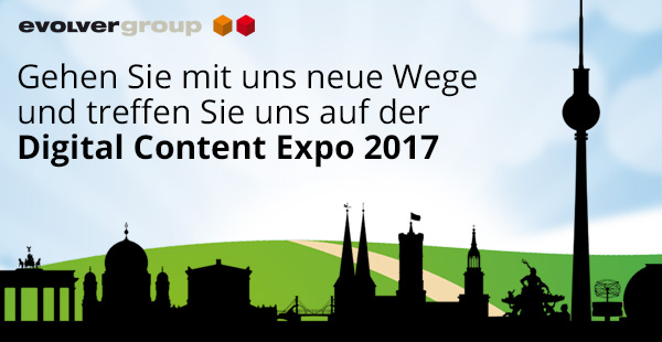 Besuchen Sie uns auf der Digital Content Expo 2017 +++ Besuchen Sie uns auf der Digital Content Expo 2017 +++