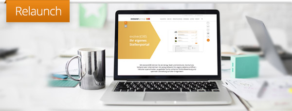 evolverJOBS: Vorhang auf für unsere neue Produktseite +++ evolverJOBS: Vorhang auf für unsere neue Produktseite +++